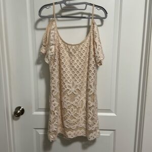 Venus Medium Lace Cold Shoulder Dress